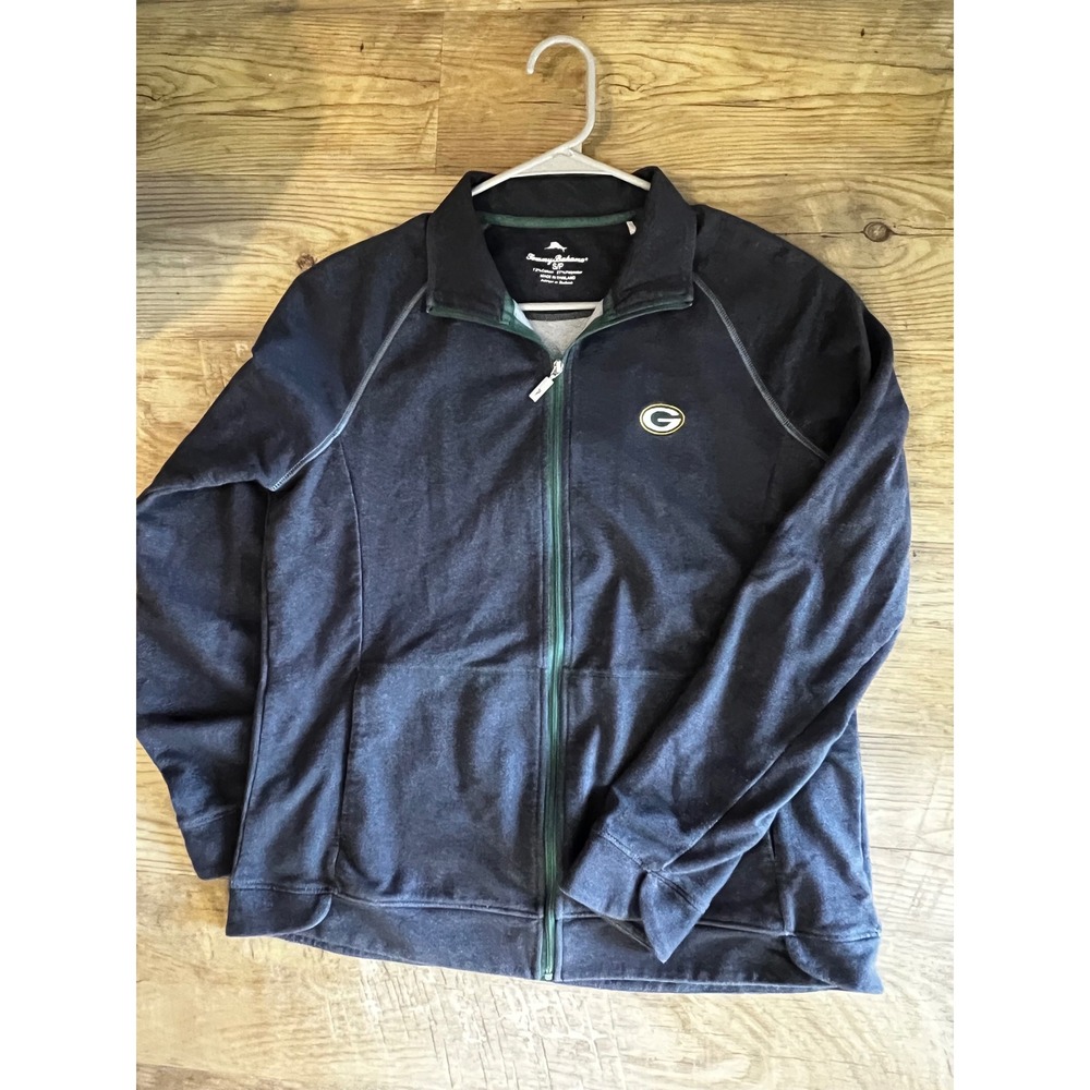 Tommy Bahama Green Bay Packers Full Zip Jacket Size Small Lightweight Sporty - Picture 7 of 9